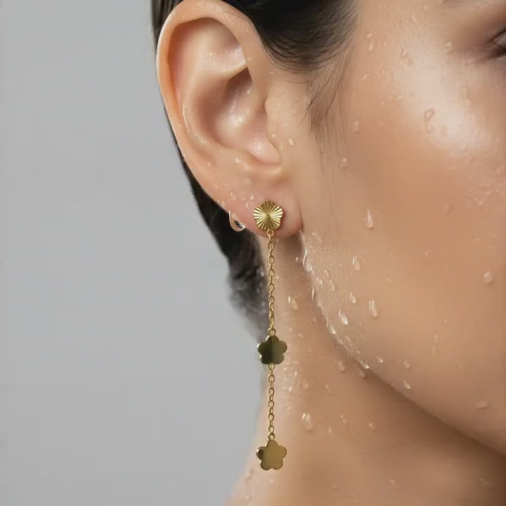 Floral Drop Earrings
