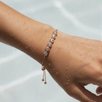 Rose Gold Linear Chain Bracelet