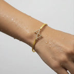 Prism Edge Geometric Bracelet
