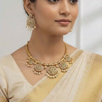Classic Kundan Disc Choker Set