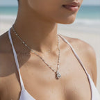 Celeste Bow Spark Necklace