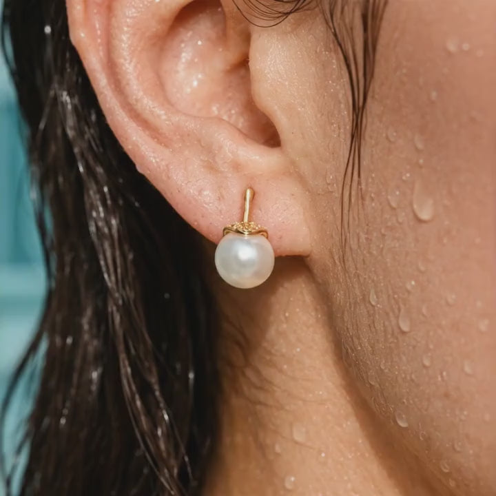 Classic Pearl Drop Studs