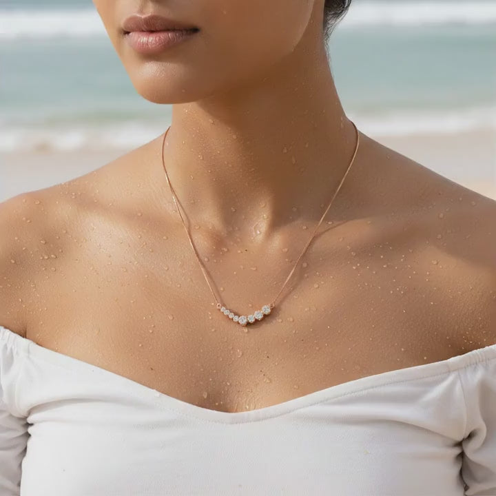 Gold Shimmering Necklace