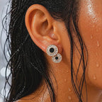 Sophisticated Orbital Halo Earrings