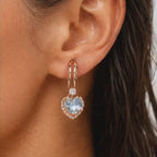 Heart Drops Earrings