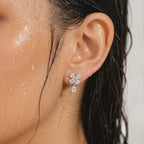 Whimsical Teardrop Butterfly Earrings