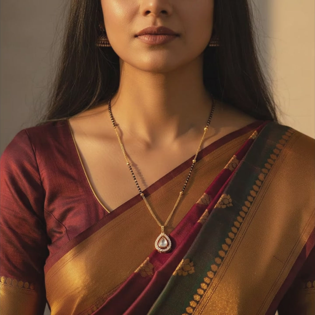 Radiant Pearl Mangalsutra Necklace