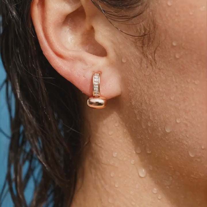 Blush Drop Earrings