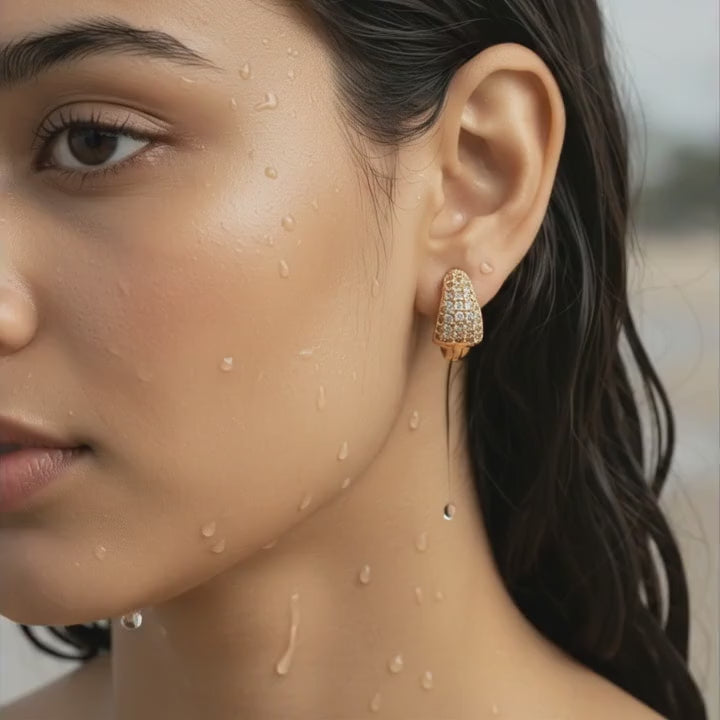 Bold Textured Earrings