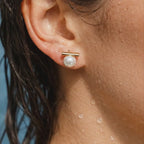 Pearl Bar Earrings