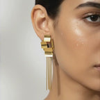 Layered Geometric Earrings