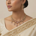 Blush Radiance Statement Necklace Set