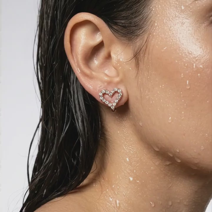 Heart Studs Earrings
