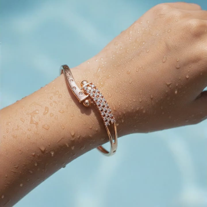 Rose Gold Sparkly Bracelet