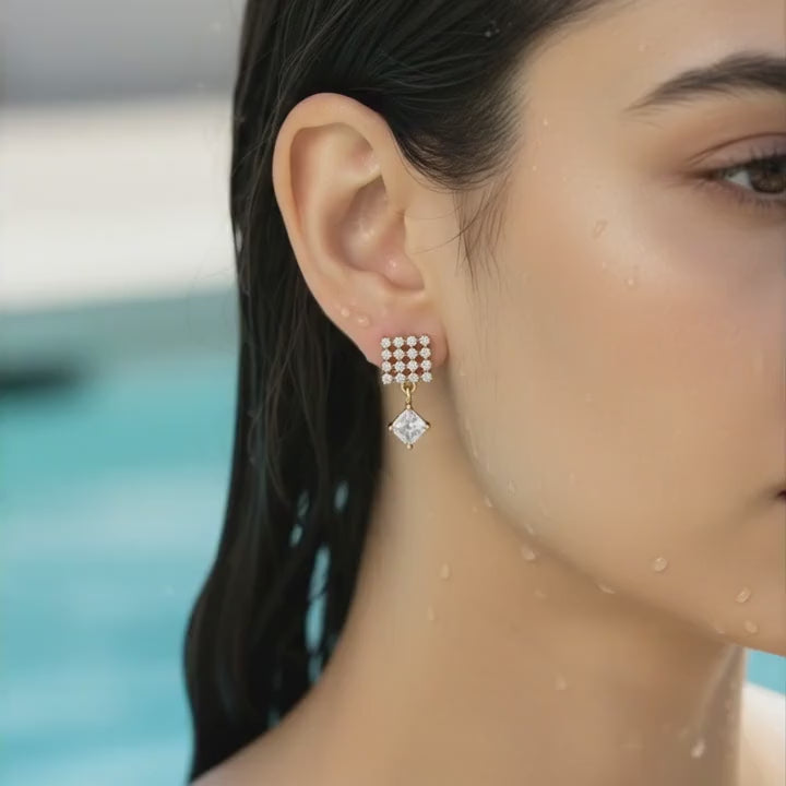 Modern Lattice Princess Drops