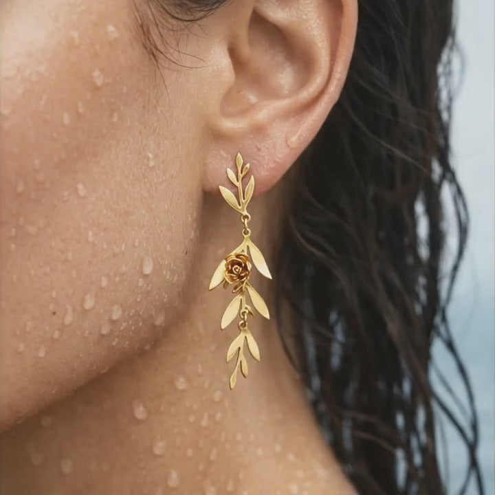 Floral Branch Earrings