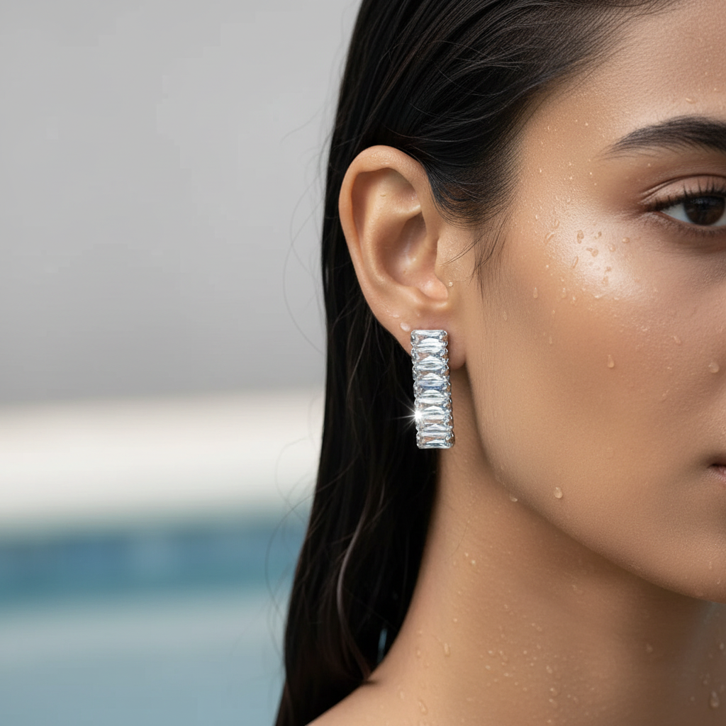 Crystal Cascade Earrings