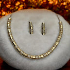 Luxe Band Necklace and Earring Set