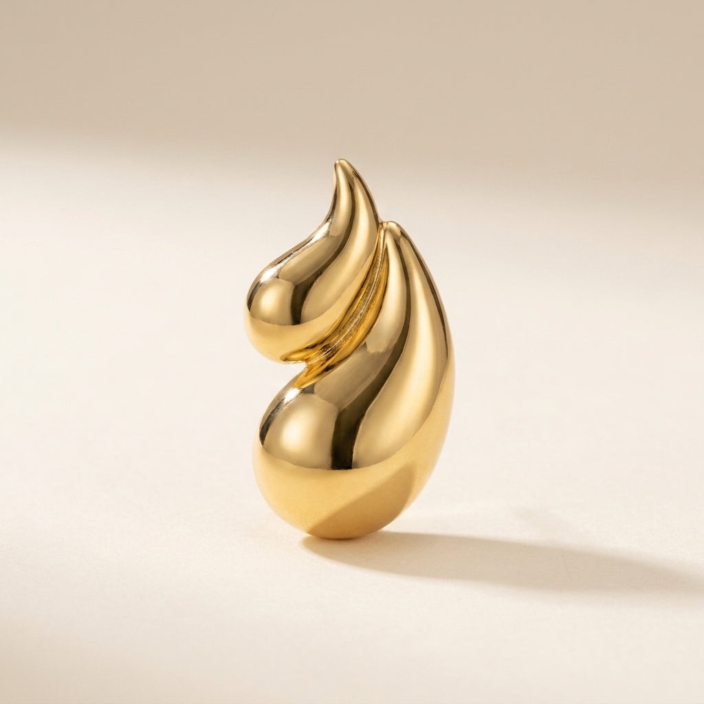 Sculpted Wave Earrings