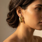 Sculpted Wave Earrings