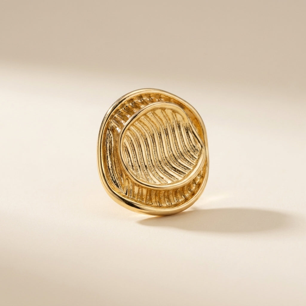 Textured Dome Earrings