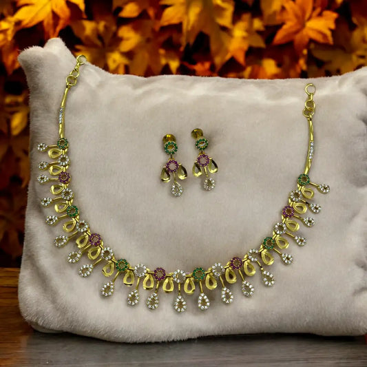 Royal Drops Necklace Set