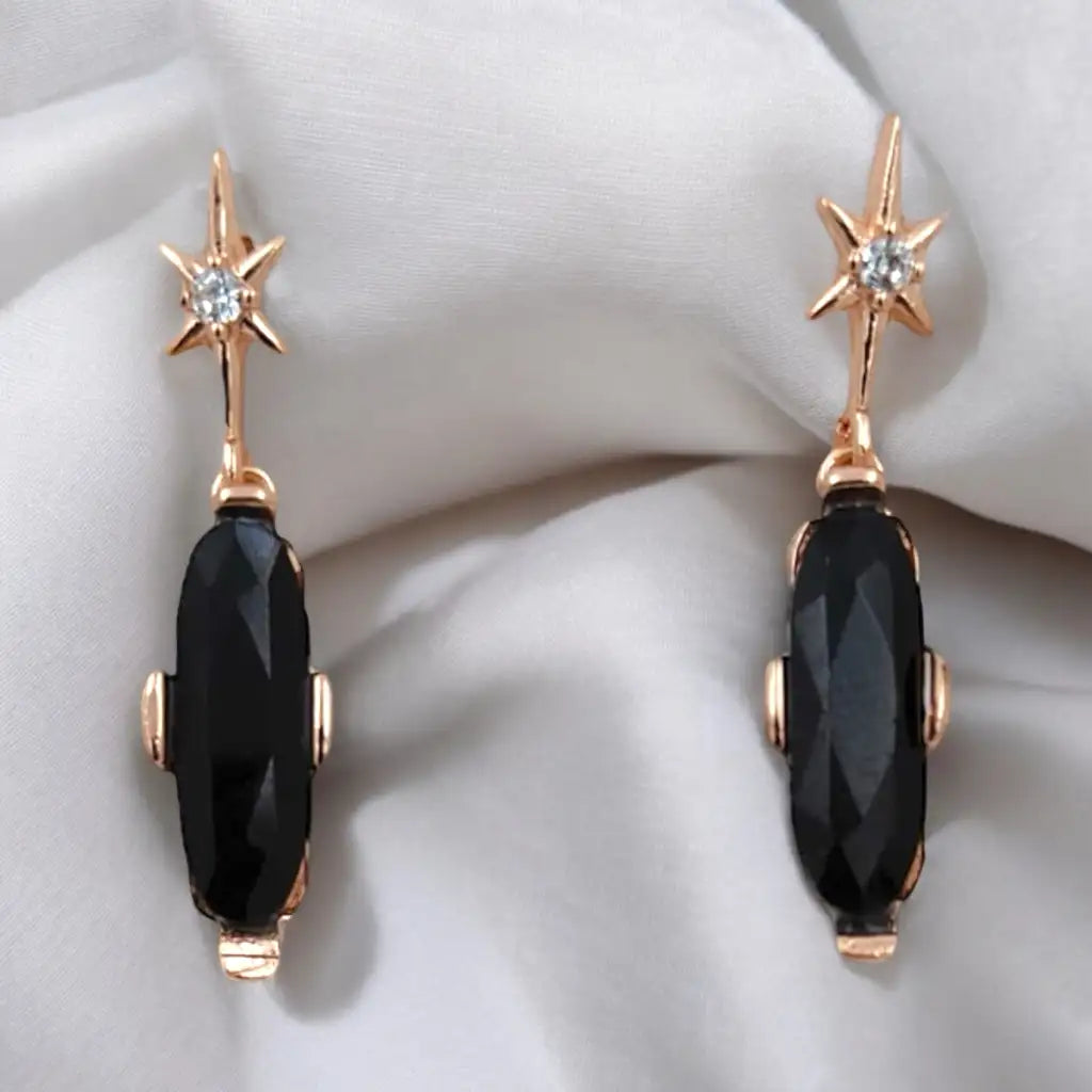 Midnight Star Drop Earrings