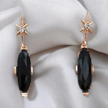 Midnight Star Drop Earrings
