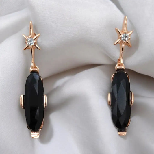 Midnight Star Drop Earrings