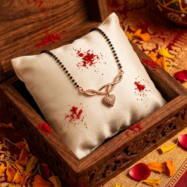 Eternal Love Infinity Heart Mangalsutra